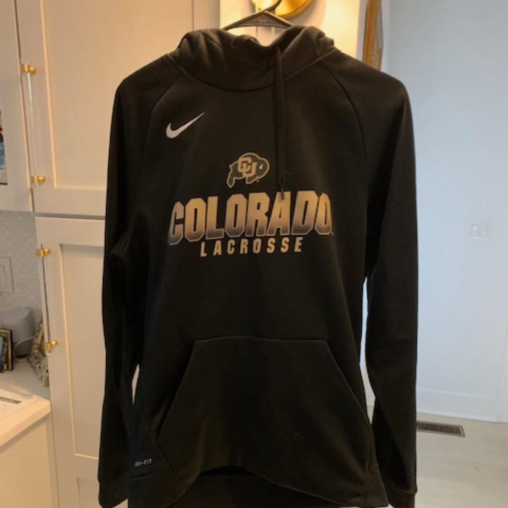 NEW NIKE DRI-FIT Official Colorado Buffaloes Ladies Lacrosse Hoodie (Small)